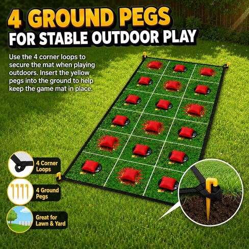 Minefield Party Game Mat - Memory Maze Outdoor Games for Kids Ages 6+ in Kuwait