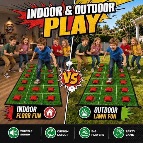 Minefield Party Game Mat - Memory Maze Outdoor Games for Kids Ages 6+ in Kuwait