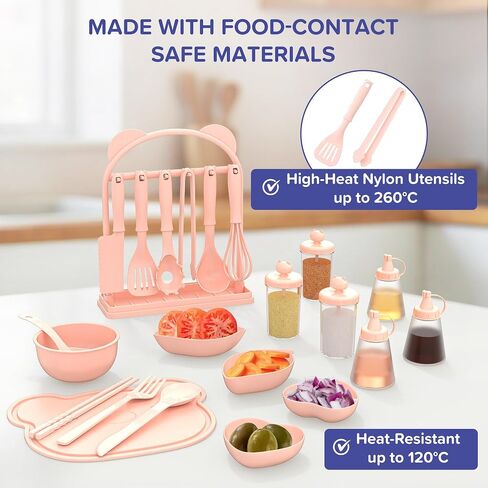 Gotoofun Kids Cooking Sets Real - Multifunctional Dual Stove & Safe Knife Set, Montessori Cooking Tools for Beginner Chefs Ages 8-12 in Kuwait