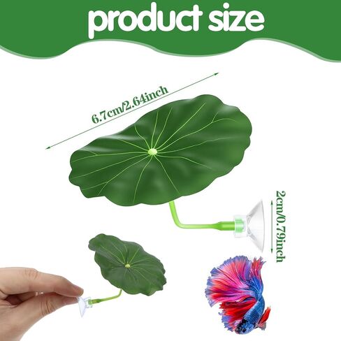 4PCS Betta Fish Leaf Hammock, Betta Fish Bed Leaf Hammock, Soft Aquarium Decor Plastic Plants, Betta-Fish Tank Decorations Plants, Practical Resting Spot for Sleeping, Hiding, Playing and Breeding in Kuwait
