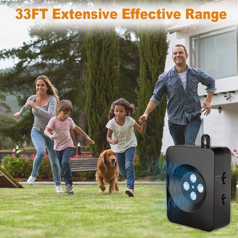 Zigzagmars Anti Barking Devices,Ultrasonic Anti Barking Device,3 Level Bark Box Anti Bark Device,Rechargeable Ultrasonic Dog Barking Deterren Barking Dog Silencer,for Small Medium Large Dogs in Kuwait
