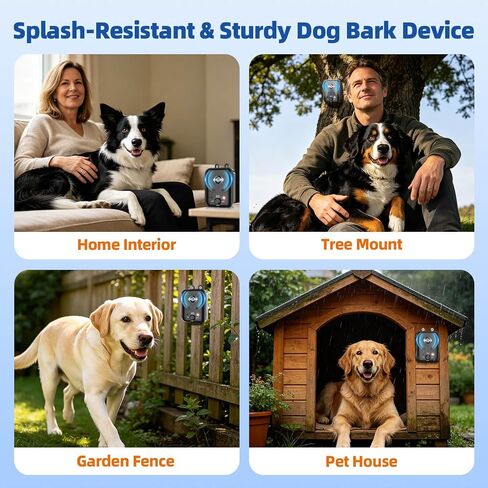 Outdoor Ultrasonic Anti Barking Device, 15/20/30KHz Adjustable Bark Deterrent in Kuwait