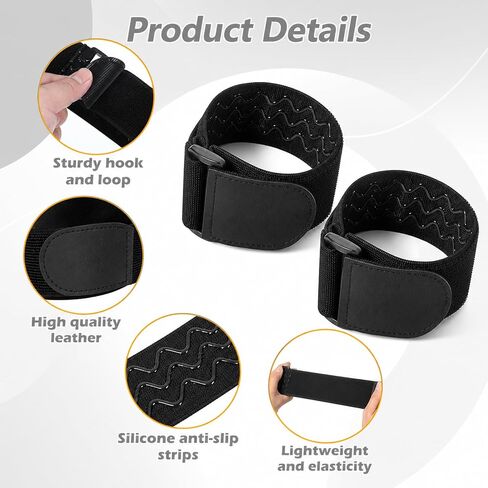 Grevosea 2 PCS Cowboy Boot Straps, 2x12inch Adjustable Elastic Cinch Straps in Kuwait