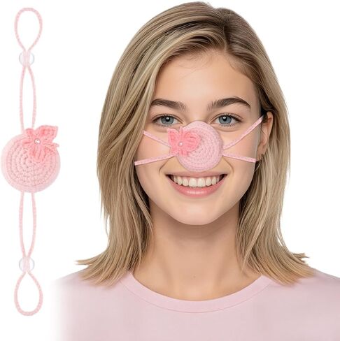 FunisFun Crochet Nose Warmer for Cold Weather Outdoor Activities Gag Gift in Kuwait