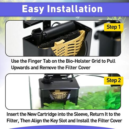 8PCS Medium Aquarium EcoRenew Filter Cartridges Compatible with Aqueon in Saudi Arabia