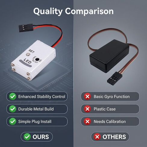 Drfeify RC Gyroscope Module for 3-Wire Servo Drift Car in Kuwait
