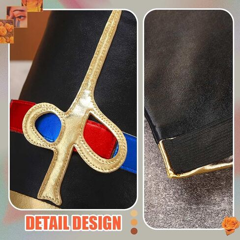 Sixexey Egyptian Headpiece Nefertiti Crown Black Headband Halloween Cosplay Costume Accessory for Women in Kuwait