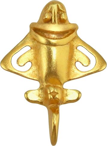 Across The Puddle, Ancient Golden Jet-7 Lapel Pin | 24k GP Golden Flyer | Pre-Columbian Quimbaya Airplane Jet | Ancient Aircraft | Ancient Astronauts | Original Golden Jets Collection in Kuwait