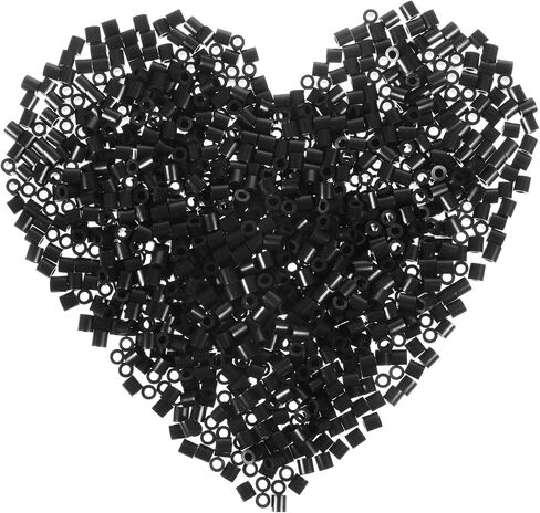 1000Pcs Fuse Beads 5mm Black Melting Beads DIY Decor Accessories for Arts Crafts Bead Bulk Refill in Kuwait