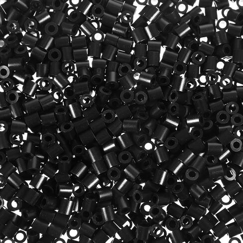 1000Pcs Fuse Beads 5mm Black Melting Beads DIY Decor Accessories for Arts Crafts Bead Bulk Refill in Kuwait