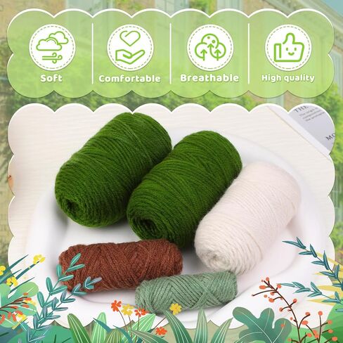 kdafio Crochet Kit for Beginners Hanging Potted Plants Crochet Starter Kit in Kuwait