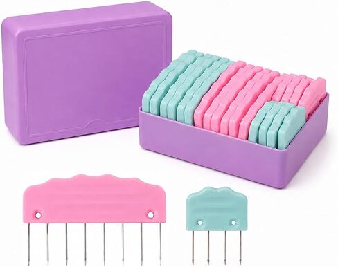 Knit Blocking Pins Kit 20Pcs with 4-Stitch and 8-Stitch Combs in Kuwait
