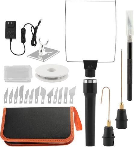 3-in-1 Electric Hot Wire Foam Cutter with Engraving Pen & Blades in Kuwait