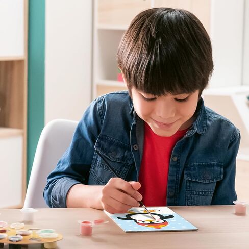 Ravensburger CreArt Penguin in Snow Paint by Numbers Kit for Kids in Kuwait