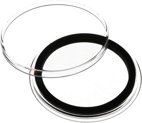 (20) Air-tite 40mm Black Ring Coin Holder Capsules for American Silver Eagles & 1oz China Silver Panda Sterling in Kuwait