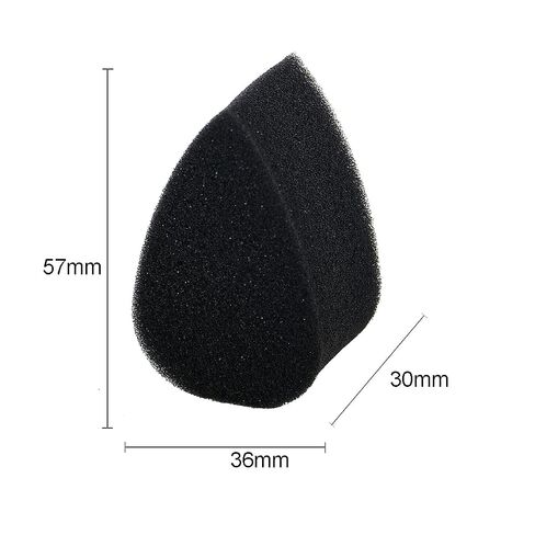 Bowitzki Face Paint Sponges Face Painting Black Sponges Petals High Density for Art Work and Body Paint Halloween Christmas Festival (10 Petals + 10 Half Moon) in Kuwait