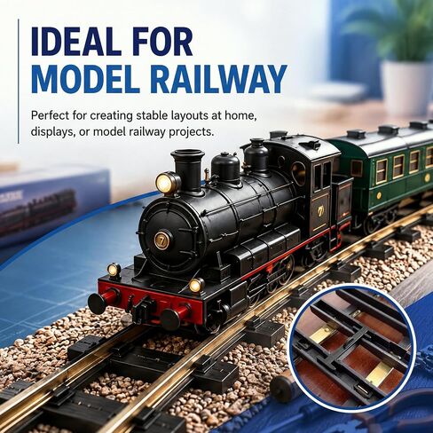 Innconee 50 Pcs G Scale Track Clips Train Rail Garden Railway Connectors in Kuwait