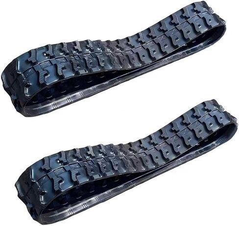 2Pack Rubber Tracks 180x72x37 Replacement Fits 0.8Ton-2Ton Mini Excavators in Kuwait