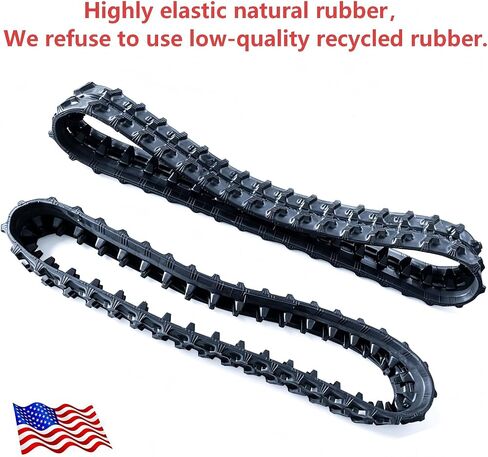 2Pack Rubber Tracks 180x72x37 Replacement Fits 0.8Ton-2Ton Mini Excavators in Kuwait