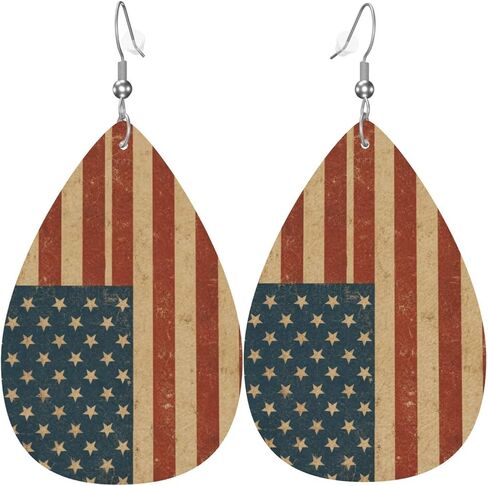 Fashion Earrings For Women Faux Leather Jewelry Dangle Teardrop Earrings in Kuwait