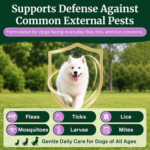 Flea and Tick Prevention for Dogs Chewables, Dog Flea and Tick Treatment in Kuwait