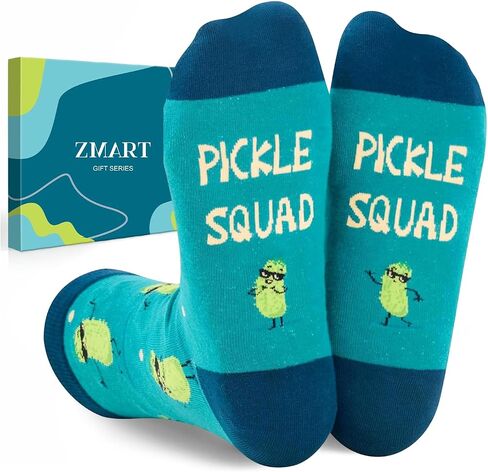 Zmart Unisex Novelty Pickle Socks Dill Pickle Socks, Funny Pickle Gifts for Pickle Lovers Men Women, Funny Socks in Kuwait