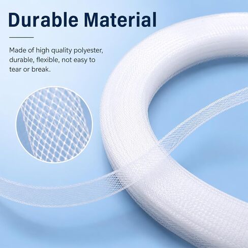 50 Yards White Soft Horsehair Braid 0.4 Inch Polyester Horsehair Braid for Sewing in Kuwait