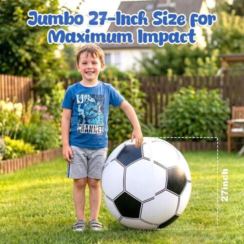 AMOR PRESENT 27 Inch Giant Inflatable Soccer Ball in Kuwait