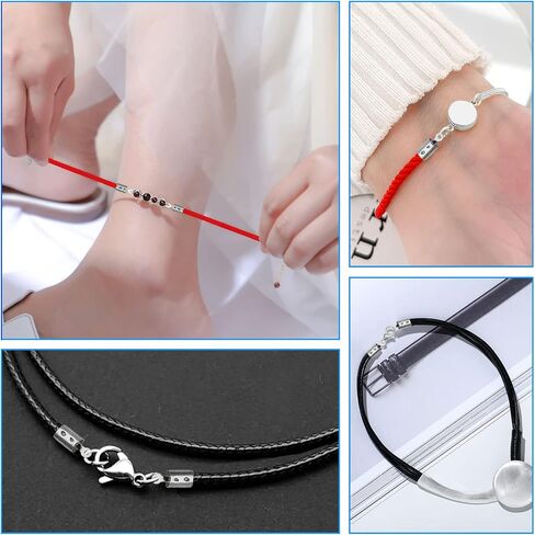 300Pcs White K Fold Over Cord Ends, Crimp Tips, Leather Ribbon Ending Clasp, Caps, Clamp Jewelry Connector Components for DIY Necklace Bracelet Making, 12x5mm in Kuwait