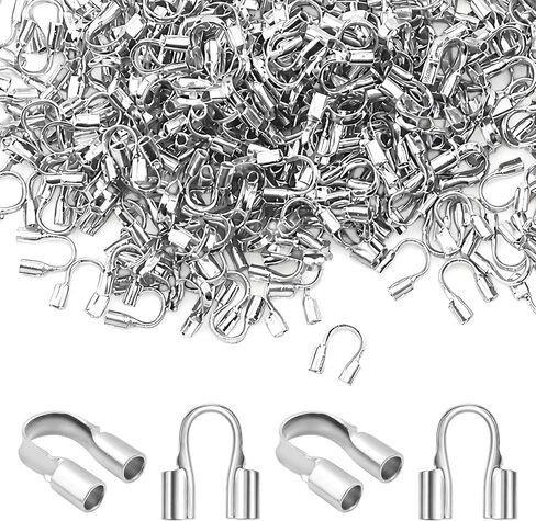 300 Pcs Wire Guards for Jewelry Making, U Shape Wire Guardian Protectors in Kuwait