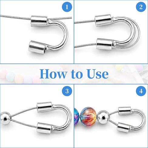 300 Pcs Wire Guards for Jewelry Making, U Shape Wire Guardian Protectors in Kuwait