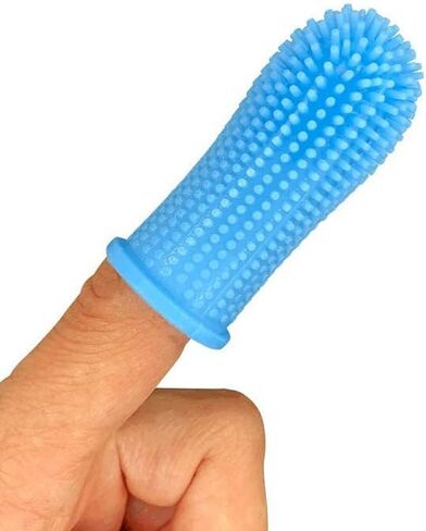 Dog Toothbrush 360 Tooth Brushing Kit, 1-Pack Blue in Kuwait