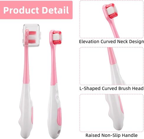 2 Pcs Small Dog Toothbrush, Cat Tooth Brush & Puppy Toothbrush in Kuwait