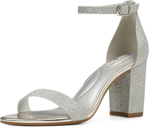 Bandolino Women's Armory Heeled Sandal, Black 010, 8.5 in Kuwait