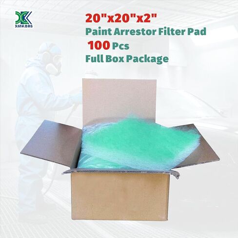 XK Exhaust Filter Paint Spray Booth 20 x 20 x 1.2 in,100 Pack in Kuwait