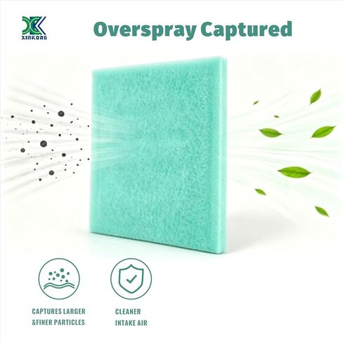 XK Exhaust Filter Paint Spray Booth 20 x 20 x 1.2 in,100 Pack in Kuwait