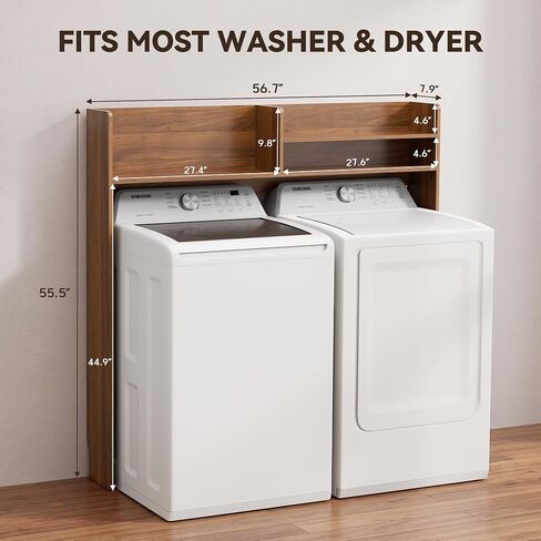 DTK Over the Washer and Dryer Storage Shelf, Top Load Washer Storage Shelf in Kuwait