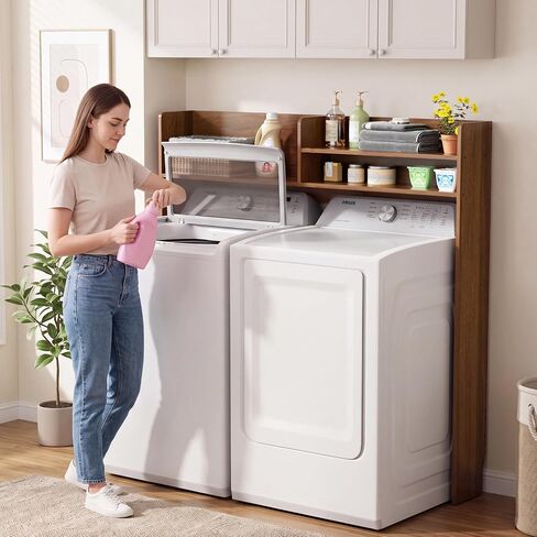 DTK Over the Washer and Dryer Storage Shelf, Top Load Washer Storage Shelf in Kuwait