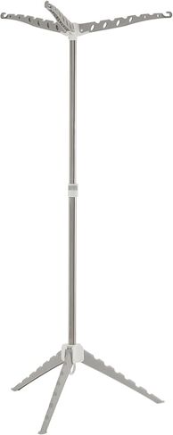 Household Essentials Grey 5006-1 Simple Indoor Tripod Clothes Drying Rack with Carrying Handle for Laundry, Small in Kuwait