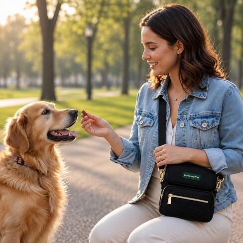 3-in-1 Crossbody Dog Walking Bag & Treat Pouch in Kuwait