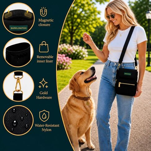 3-in-1 Crossbody Dog Walking Bag & Treat Pouch in Kuwait
