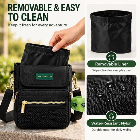 3-in-1 Crossbody Dog Walking Bag & Treat Pouch in Kuwait