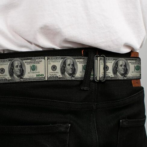 Buckle-Down unisex-adult Seatbelt Belt Money W30001Belt in Kuwait