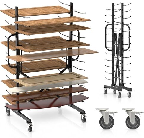 20-Tier Paint Drying Rack for Cabinet Doors and Wood Panels in Kuwait