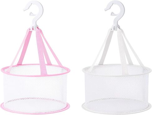 SooGree 2PCS Makeup Brush Dryer Hanging Mesh Rack Basket for Makeup Tool in Kuwait