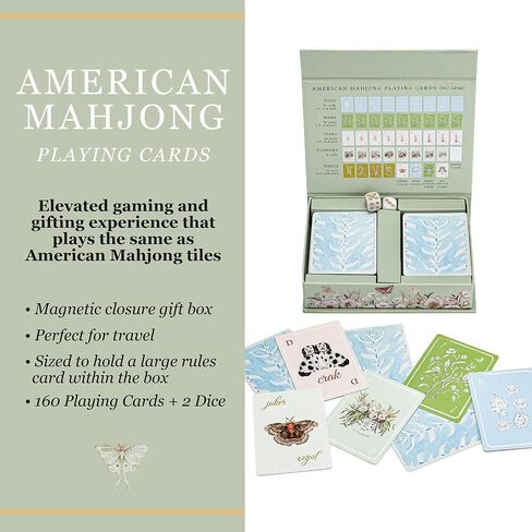 Hootenanny Games American Mahjong Playing Card Set, Travel Size, 160 Cards in Saudi Arabia