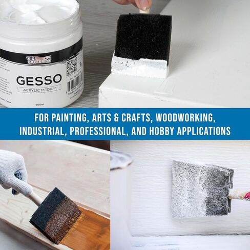 U.S. Art Supply Multi-Size Foam Sponge Wood Handle Paint Brush Set, 40-Pack in Kuwait