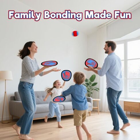 Sunrad Toss and Catch Ball Game Set 4pcs Kids Family Outdoor Games in Kuwait