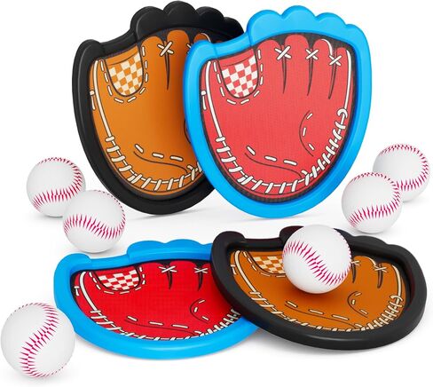 HYES Toss and Catch Ball Set, Baseball Glove for Kids Age 3-12 in Saudi Arabia
