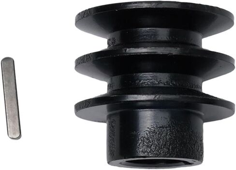 Double V Belts Pulley for 20mm Bore A Belt, for Compatible with for HONDA 168F 170F GX110 for GX120 for GX200 7HP Engine(Convex head) in Kuwait